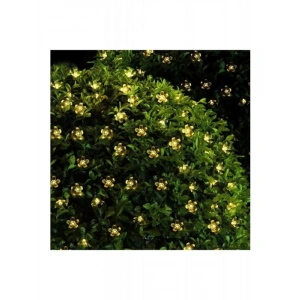 Solar Çiçekli Dekoratif 30 Led Bahçe Lambası