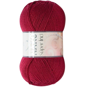 Süper İnci El Örgü İpi 100 Gr Vişne Çürüğü 3630