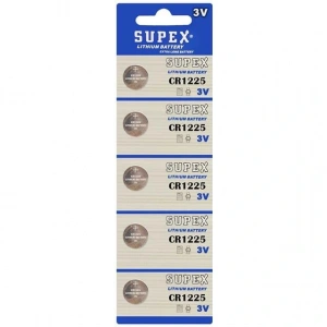 Supex CR1225 3 Volt Lityum Pil 5li Paket