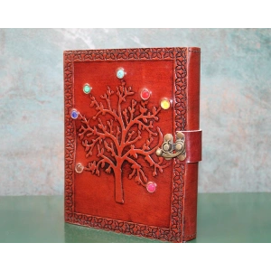 Taşlı Deri Defter Model 5