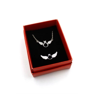 Tektaş Set Kolye - Altın