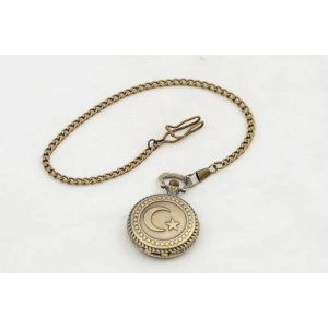 Türk Bayraklı Köstekli Saat