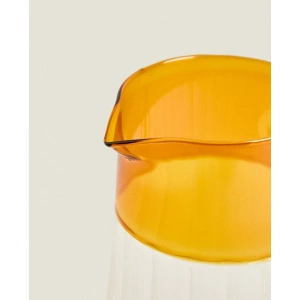 Turuncu Detaylı Cam Sürahi 1600 ml