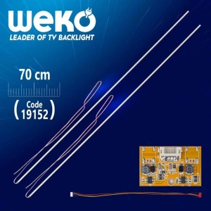 Universal 3lü Kesilebilir 70 Cm (42-55 Arası) 2 X Çubuk Eled - Driver