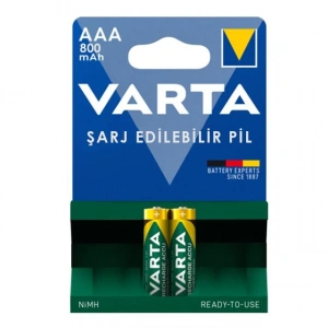 Varta 56703 1.2V 800 mAh Şarjlı AAA İnce Kalem Pil (2li Paket)