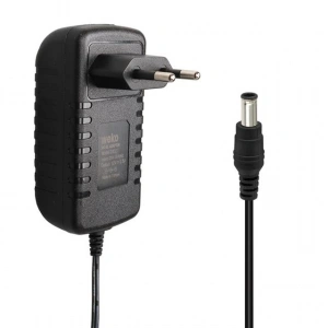 Weko 12 Volt - 2.5 Amper 5.5*2.5 Uçlu Yerli Üretim Plastik Kasa Priz Tipi Adaptör