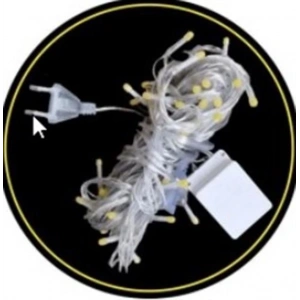 Winnboss WN-1182 Beyaz Renk 10 Metre Dekoratif Led Yılbaşı Işığı 5 Watt AC220V