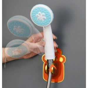 Yapışkanlı Hayvan Figürlü Hareketli Duş Başlığı Tutucu