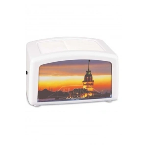 Yatay Peçetelik Beyaz Royaleks-f030