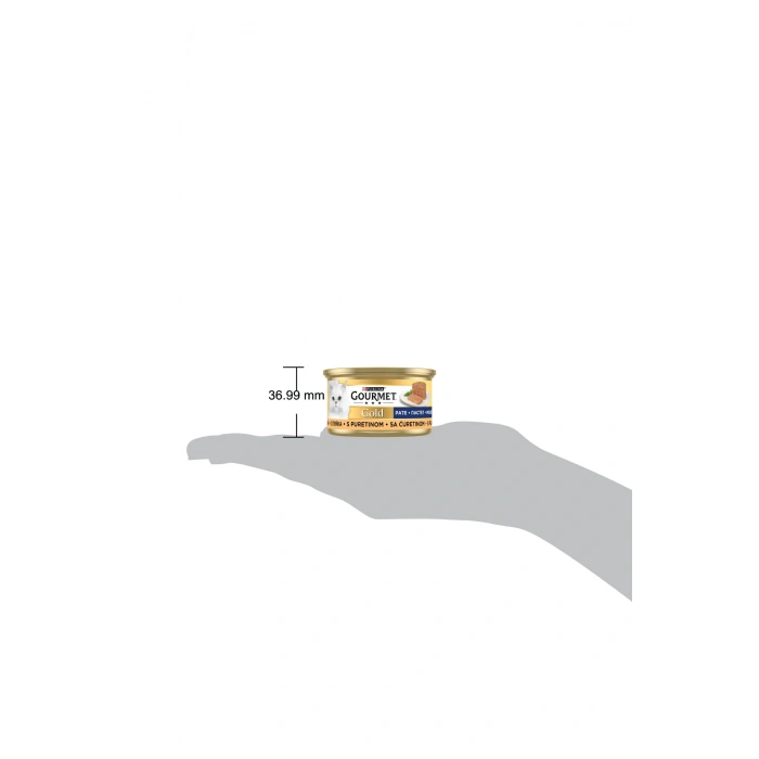 Gold Kıyılmış Hindili Kedi Konservesi 85 G