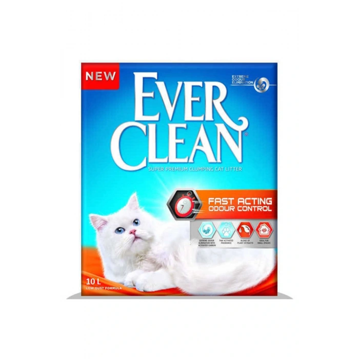 Fast Acting Odour Control Hızlı Koku Etkili Kedi Kumu 10 Lt