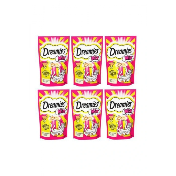 Mix Sığır Etli Ve Peynirli Kedi Ödülü 6x60 gr