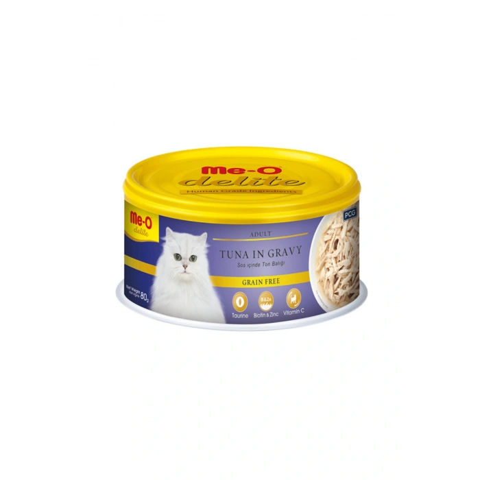 Delite Ton Balıklı Yetişkin Kedi Konservesi 80 gr