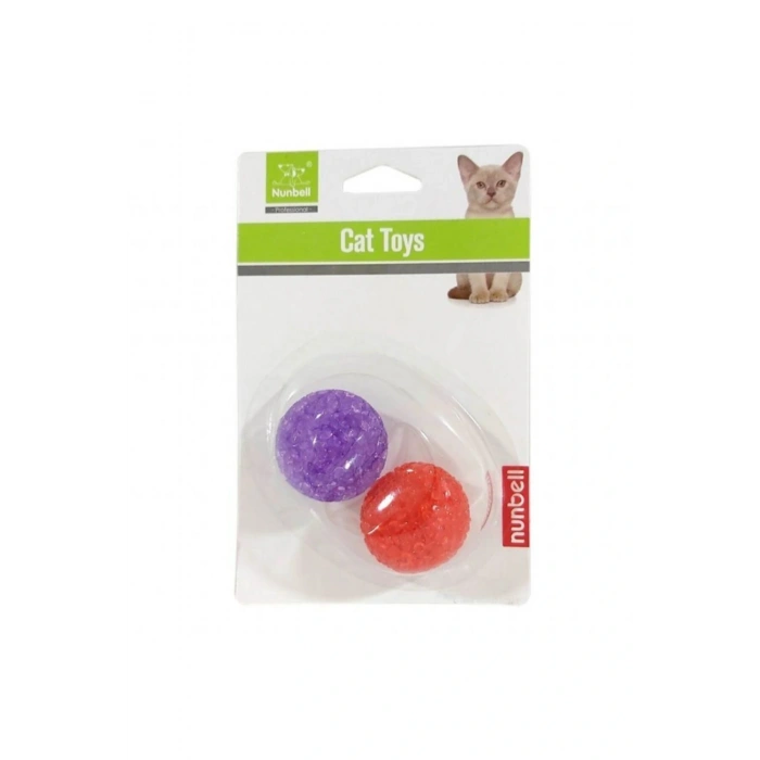 İKİLİ KEDİ OYUNCAK TOP