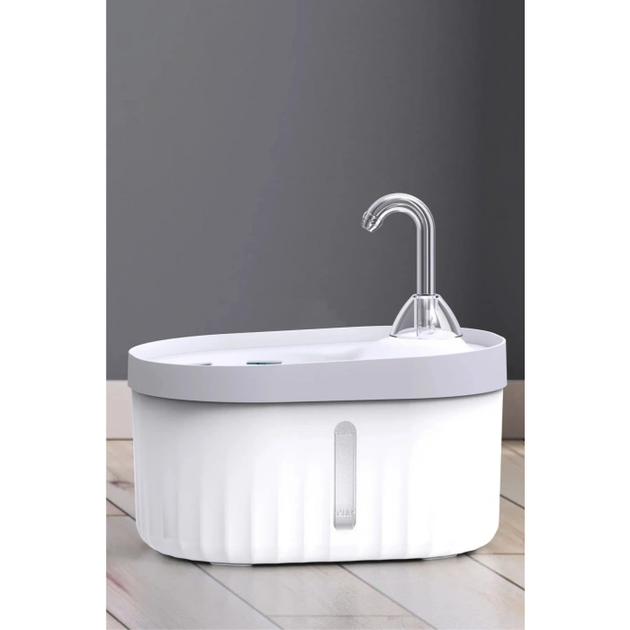 Aquata Otomatik Kedi Köpek Su Pınarı Su Çeşmesi Ultra Sessiz Su Şelalesi Usb Bağlantılı