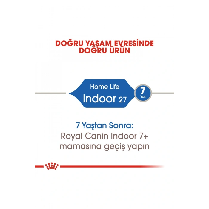 Indoor Ev Kedileri İçin Kedi Maması 400 gr