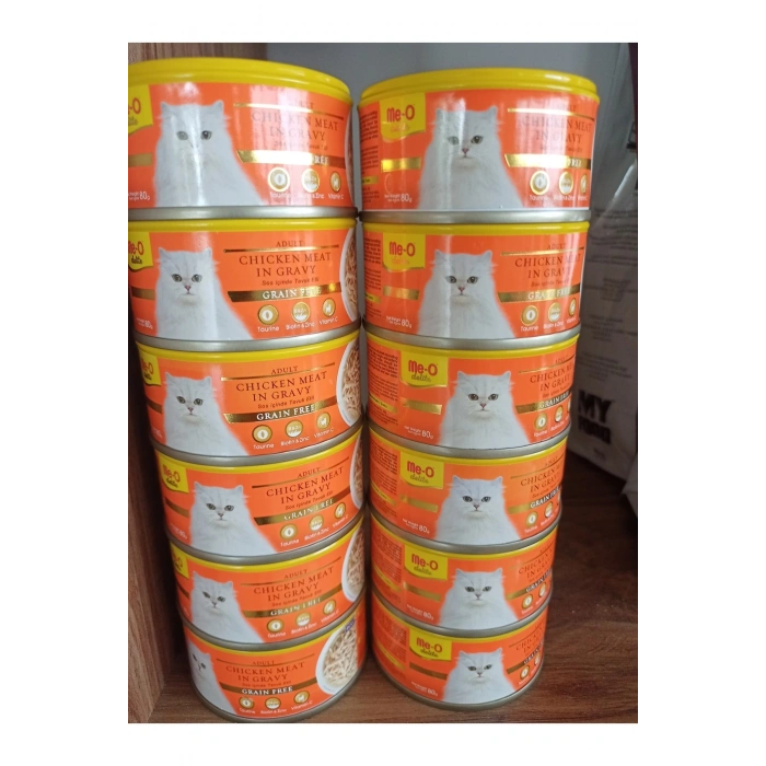 Me-o Tavuklu Tahılsız Kedi Konservesi 80 gr 12 X Adet