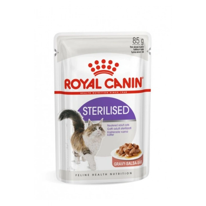 Sterilised Gravy Kısırlaştırılmış Yetişkin Kedi Yaş Maması 85 Gr x 12