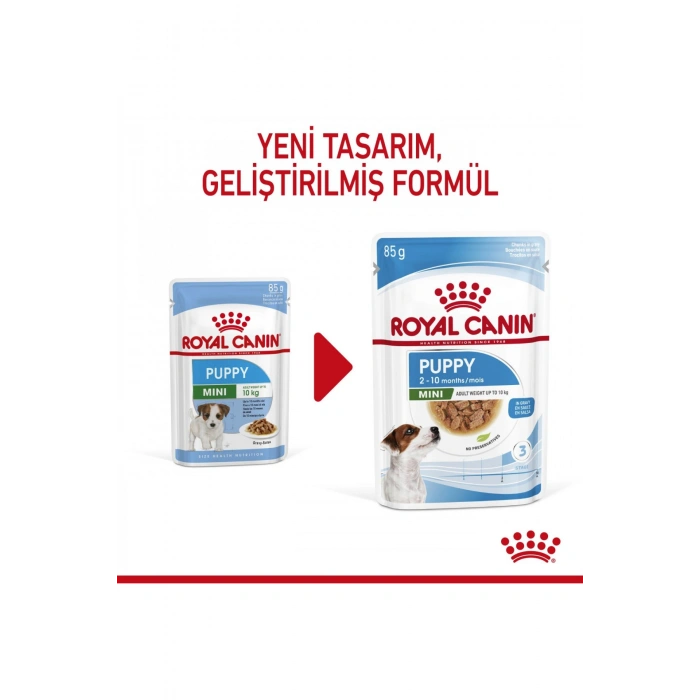Küçük Irklar için Yavru Yaş Köpek Maması 12 x 85g