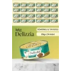 Plus Delizzia / Sos İçinde Parça Etli Somonlu & Tavuklu Yetişkin Kedi Maması 85g x 24 Adet