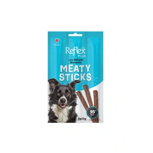 Plus Meaty Sticks Somonlu Tahılsız Köpek Ödül Çubuğu 3x11 Gr