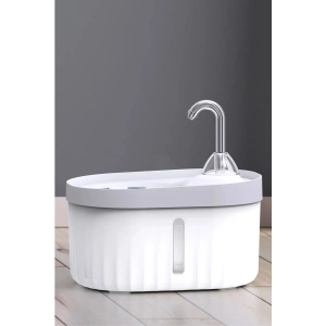 Aquata Otomatik Kedi Köpek Su Pınarı Su Çeşmesi Ultra Sessiz Su Şelalesi Usb Bağlantılı