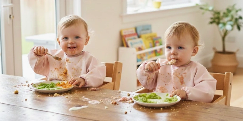 Miniboni Önlük Seti ile Bebek Beslenmesinde Temizlik, Konfor ve Huzur 