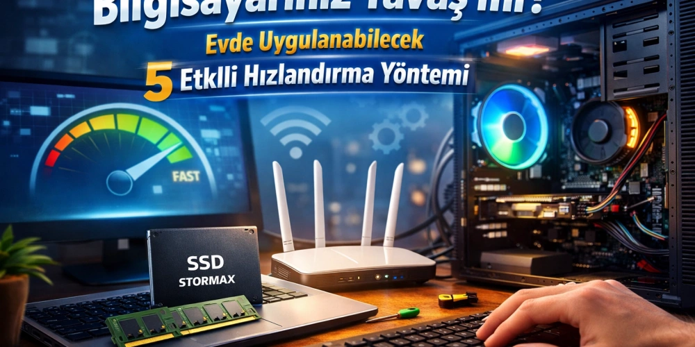 Bilgisayarınız Yavaş mı? Evde Uygulanabilecek 5 Etkili Hızlandırma Yöntemi 