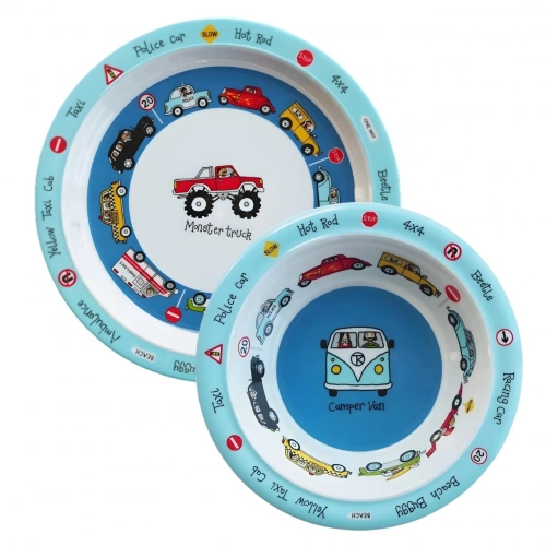 Tyrrell Katz Melamin Mama Kasesi - Mama Tabağı Seti // Cars