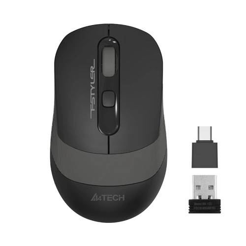 A4 TECH FG10CS SARJLI OPTIK MOUSE SILENT GRİ 2000 DPI