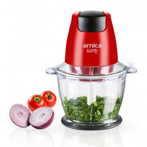 Arnica Rapid Plus Kırmızı GH21132 Mini 500 W Doğrayıcı