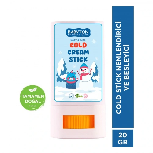 Babyton Nemlendirici ve Besleyici Cold Cream Stick 20 gr