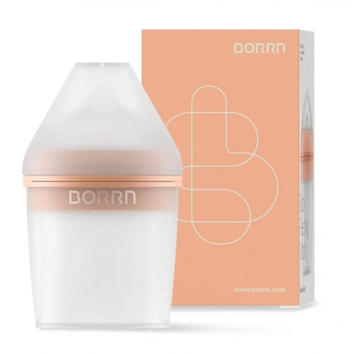 Borrn Antikolik Silikon Biberon 150ml - Turuncu