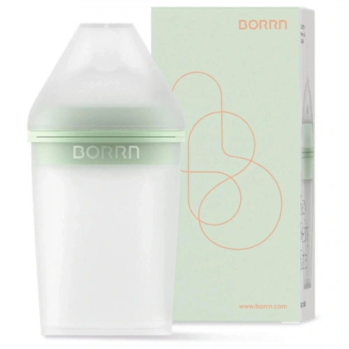 Borrn Antikolik Silikon Biberon 240ml - Yeşil