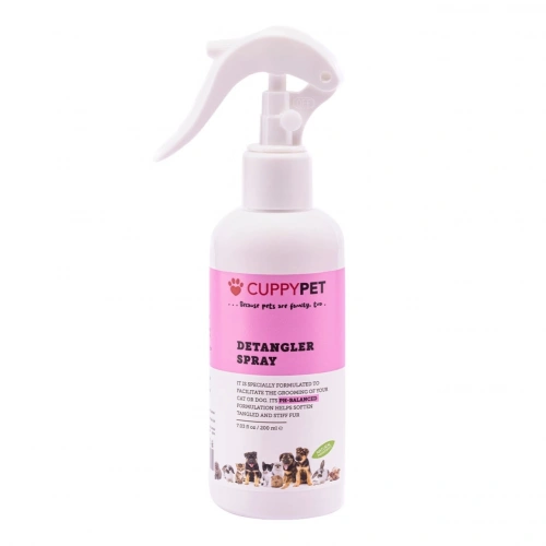 Cuppy Pet Evcil Hayvanlar İçin Kıtık Açıcı Kolay Tarama Spreyi 200 ml