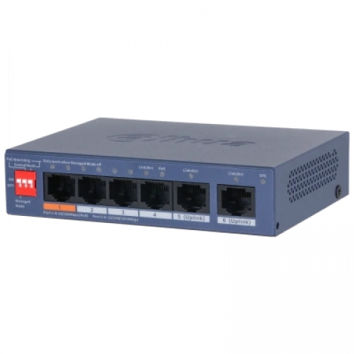 DAHUA CS4006-4ET2GT-60 4XFE-2XGE POE YÖNETİLEBİLİR SWİTCH