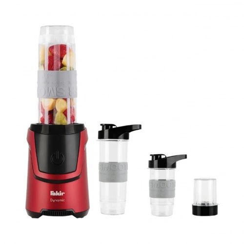 Fakir Dynamic Kişisel Smoothie 2 In 1 600W Öğütücü Kırmızı Blender