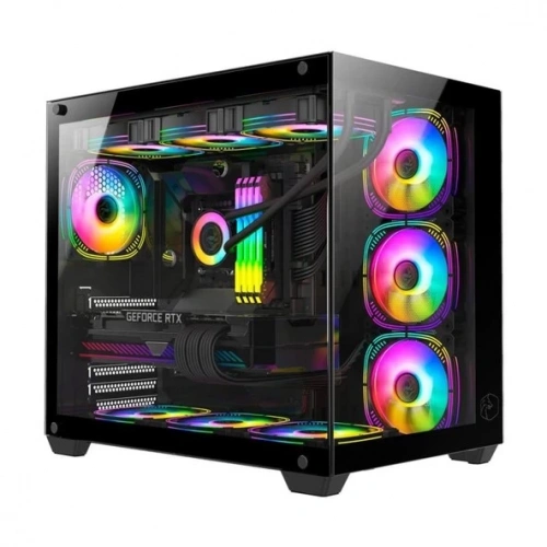 Gametech Prime V2 Tuş Kontrollü RGB 7x120mm Fan Oyuncu (Gaming) Bilgisayar Kasası