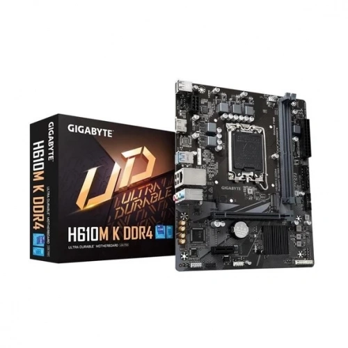 Gigabyte H610M-K Rev.1.0 2xddr4 M.2 HDMI 12-13.nesil LGA1700 Soket, Anakart