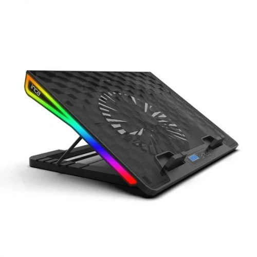 Inca Arrax II INC-609TGS 13-17" Siyah 2X RGB Fanlı Notebook Soğutucu