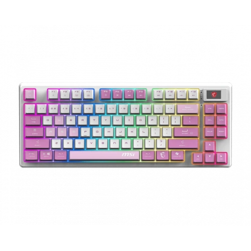 MSI FORGE GK600 TKL W VIOLET TR GAMING KLAVYE