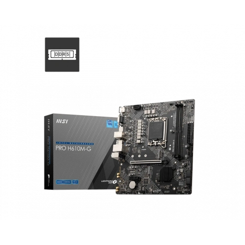 MSI PRO H610M-G DDR5 5600MHZ MATX 1700