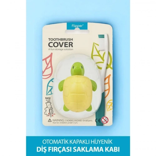 R.o.c.s. Flipper Hijyenik Diş Fırçası Kabı Kaplumbağa