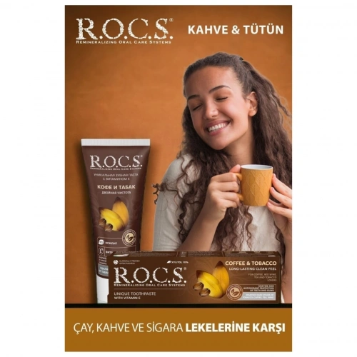 R.o.c.s. Kahve & Tütün Lekelere Karşı Diş Macunu 60ml