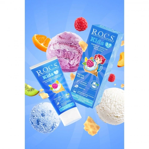 R.o.c.s. Kids 3-7 Yaş Meyve Külahı Diş Macunu 35ml