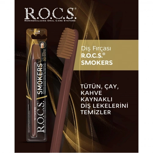 R.o.c.s. Smokers Leke Giderici Diş Fırçası - Orta Sert