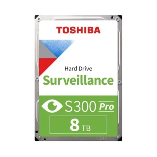 Toshiba 8TB 3,5" 7200 SATA3 512MB S300 PRO 180TB/Y MD10ADA800V 7/24 Güvenlik Diski
