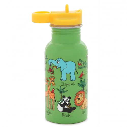 Tyrrell Katz Pipetli Çelik Matara 400ml - Jungle