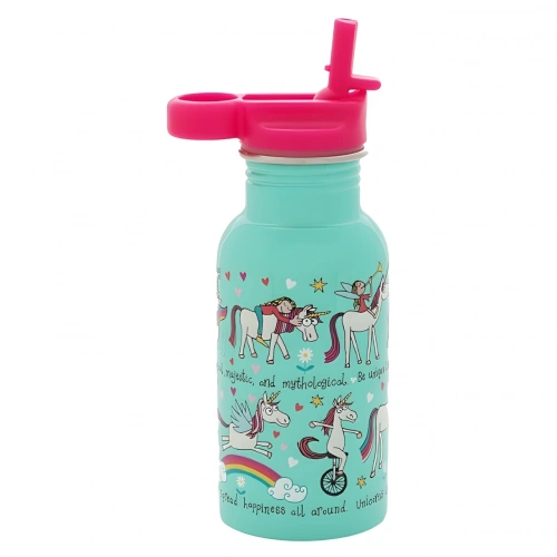 Tyrrell Katz Pipetli Çelik Matara 400ml - Unicorn