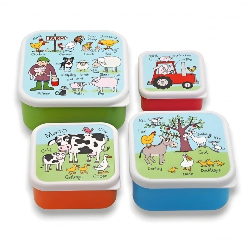 Tyrrell Katz Tyrrell Katz 4'lü Beslenme Kutusu - Farmyard